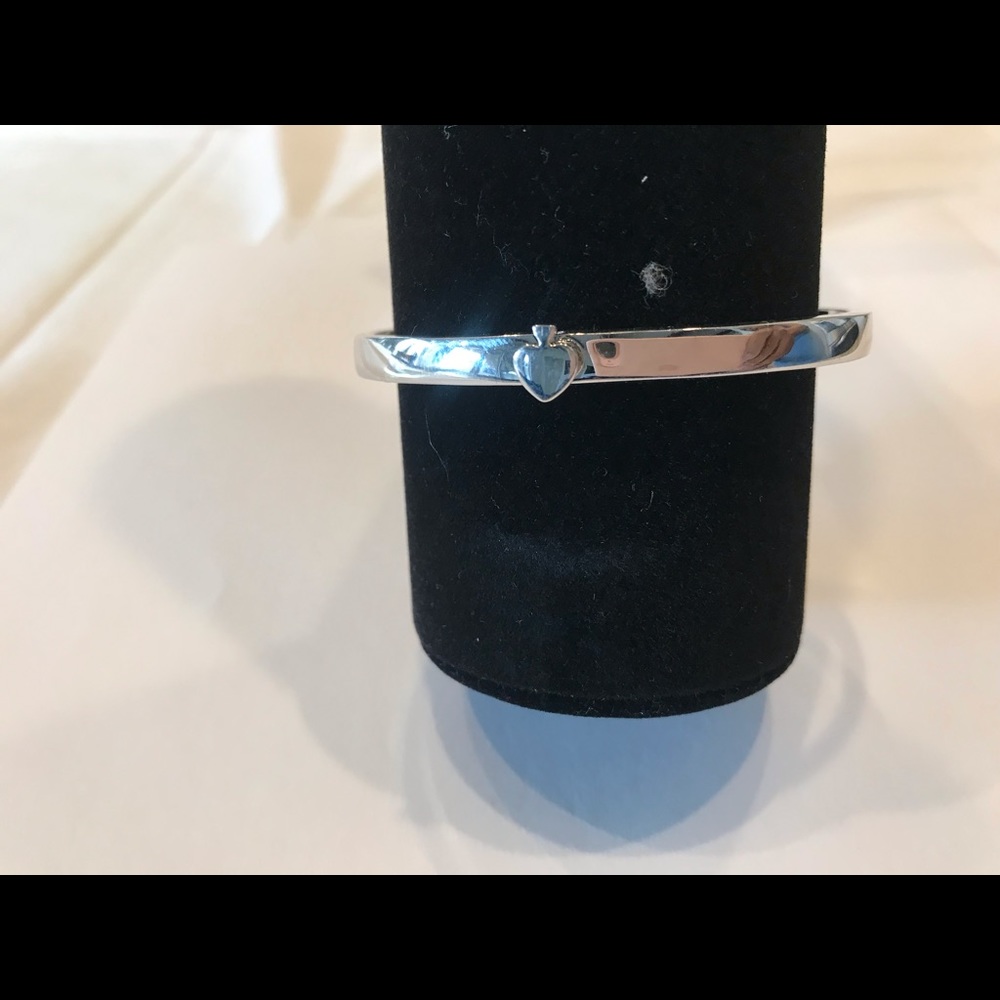 Kate Spade SilverHeritage Spade Thin Enamel Bangle